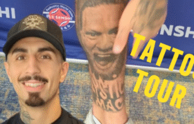 Regardez : le combattant a Conor McGregor, Tyson, Ali, Jon Jones et Fury tatoués sur sa jambe