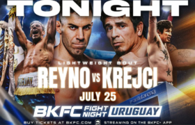 BKFC Uruguay : Gaston Reyno contre Josh Krejci : résultats complets et faits saillants