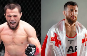Merab Dvalishvili frappe un fan d&rsquo;Umar Nurmagomedov lors d&rsquo;une conférence de presse de la RAF en Géorgie
