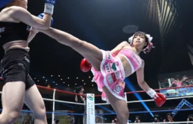 « Real-Life Chun-Li » Mona Kimura revient contre le champion du monde de Savate au K-1 DONTAKU