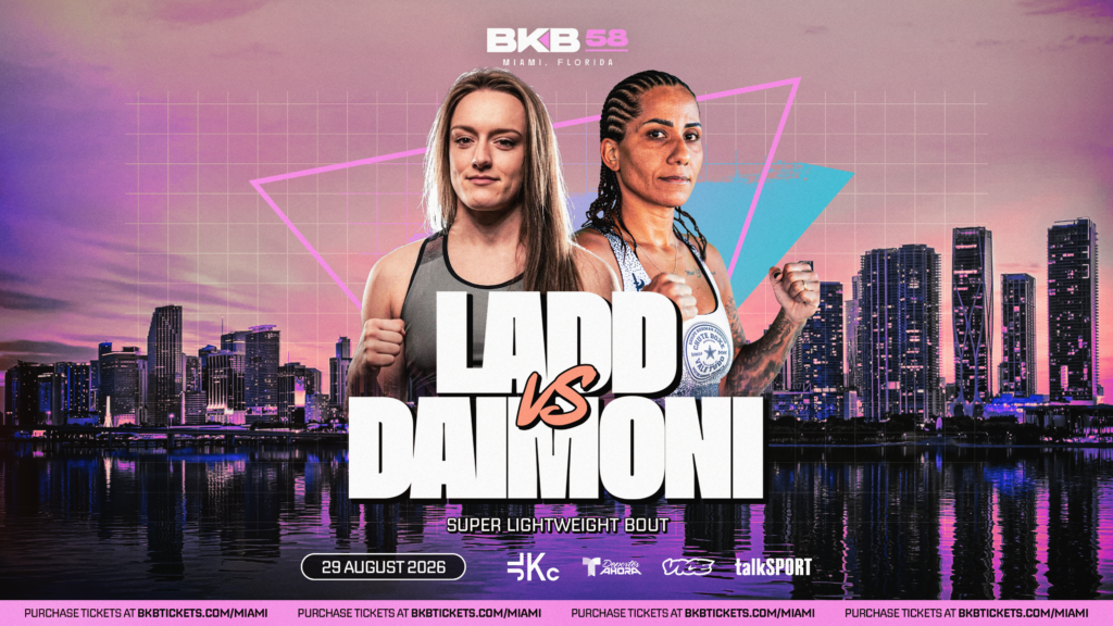 Aspen Ladd rejoint la carte BKB 58 pour le combat de Miami avec Bianca Daimoni