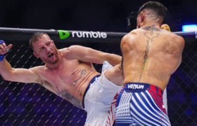 « Un perdant maintenant » – Justin Gaethje débarque sur le « faux » Ilia Topuria après la perte du titre UFC Freedom 250